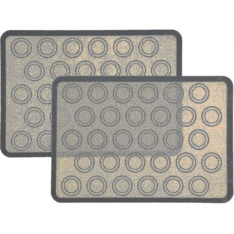 Tapis de cuisson pour macarons en silicone, 2 pièces (1/5)