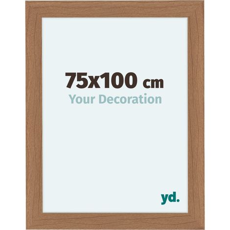 yd. - Cadre photo 75x100 - Noyer clair - MDF - Como (1/5)