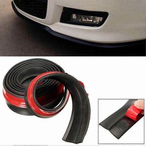 Protection de pare-chocs arrière en caoutchouc noir, bande de protection anti-rayures, protection universelle pour hayon et porte de coffre, accessoires auto pour voitures, SUV et camions. (1/4)