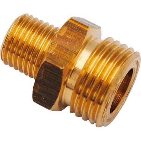 Riduzione niples con filetto - 1/2" M x 20x14 mm sx - ottone 00000005952 - -  TECNOGAS - -
