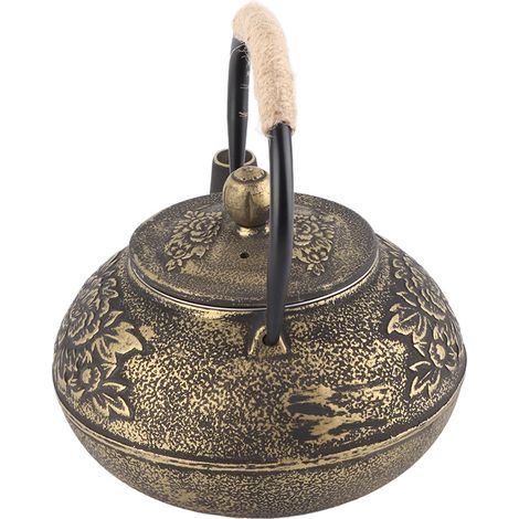 Bouilloire en Fonte Style Japonais 900ml avec Infuseur Amovible pour Thé (1/5)