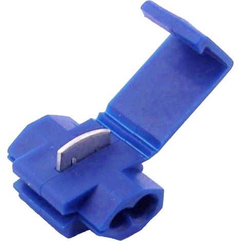 50 raccords instantanes electriques connecteurs rapides bleus (1/2)