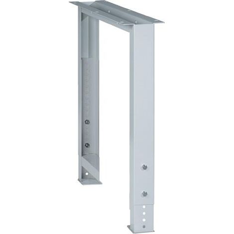 LISTA Werkbankfuß 80x725x700-1050mm RAL5012 Lichtblau - Höhenverstellbar (1/2)