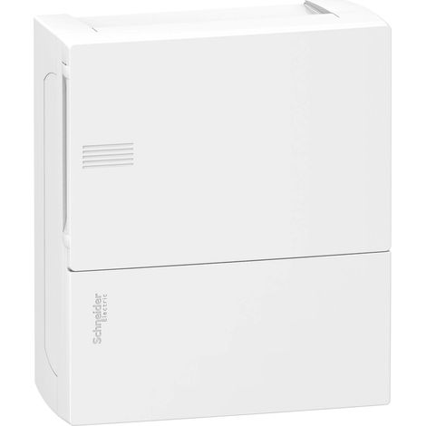 SCHNEIDER MIP10108 Cofre mini PRAGMA superficie 8 módulos puerta plena
