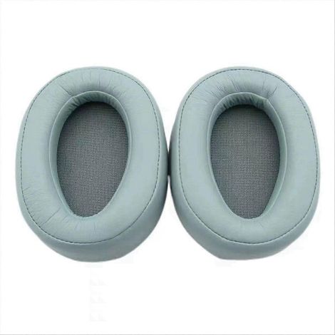 paire de coussinets d'oreille en mousse pour casque MDR-100AAP H600A 100A, couleur vert menthe. (1/5)