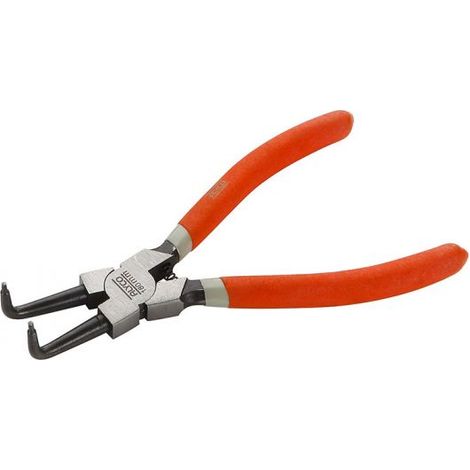 Pince seeger int. mâchoire courbe 180 mm alyco orange ALYCO 170588 (1/5)