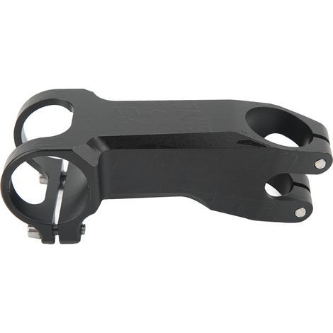 -17 Grad Fahrradvorbau, schwarzes, durchbrochenes Design, CNC-gefräste Hochglanzlackierung, 80 mm austauschbare Mountainbike-Lenkererhöhung