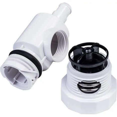 Adaptador de desconexión rápida UWF compatible con robots limpiapiscinas automáticos Polaris 180, 280, 380 y válvula reguladora de presión 9-100-9002 por Poweka (1/5)