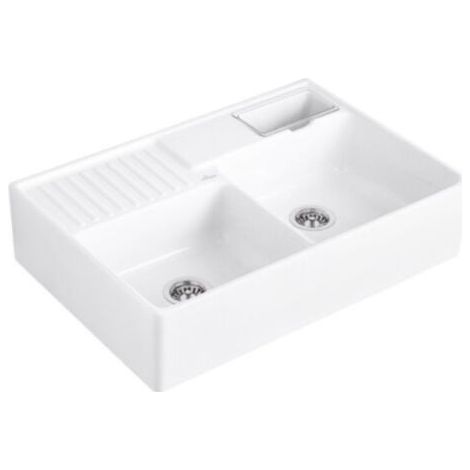 [JAMAIS UTILISÉ] Villeroy & Boch 632392R1 Évier 895x630mm Garniture incl.