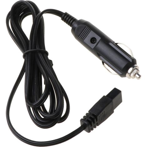 Câble d'alimentation CC 12 V 10 A avec prise cigare, longueur 1,8 mètre, pour glacière de voiture ou mini-réfrigérateur (1/3)