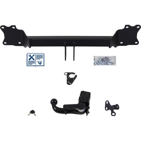 Attelage rotule démontable GDW + faisceau Trail-Tec spécifique 7 broches - PORSCHE CAYENNE (1/2)