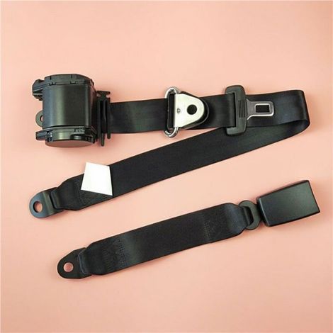 Harnais de sécurité réglable 3 points – Sangle polyester – Conception à dégagement facile – Compatible véhicules utilitaires (1/4)