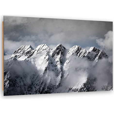 Quadro deco panel, Mountain Peak in inverno - 60x40 (1/5)