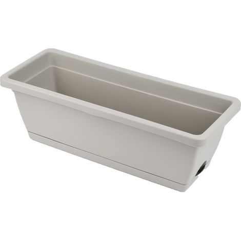 Bac à Plantes - Bac de Semis avec Plateau de Drainage - Pour Fenêtre Balcon Jardin Intérieur Extérieur - 43 x 17 x 15 cm - 1 Pièce (1/3)