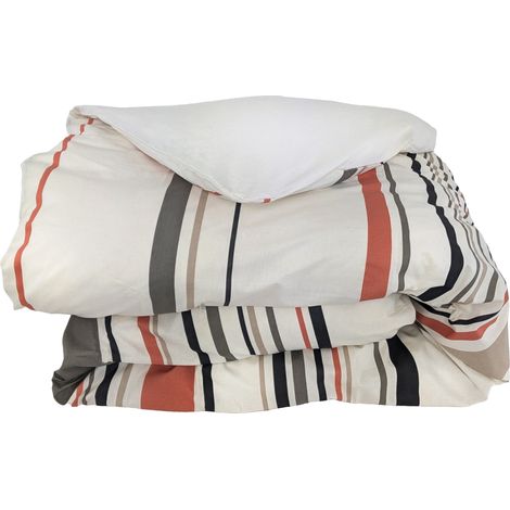 Housse de couette 100% coton HUGO 200x200 cm (1/5)