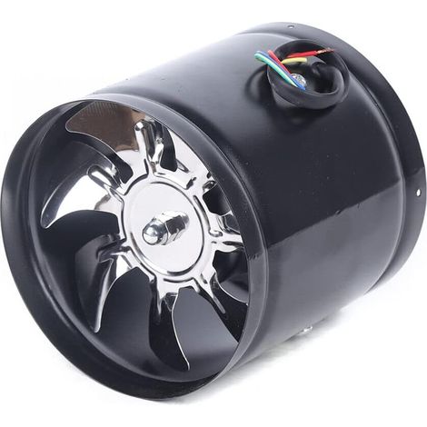 Ventilador axial de tubo de 150 mm de diámetro Ventilador de tubo de ventilación Ventilador de Extracción de Baño Ventilador Extractor Ventilador de Conducto (1/5)