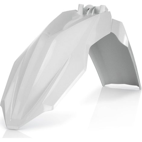 Garde-boue avant Polisport pour Husqvarna TC 125 TE 150 FE 250 FC 2014 2015 2016 (blanc)