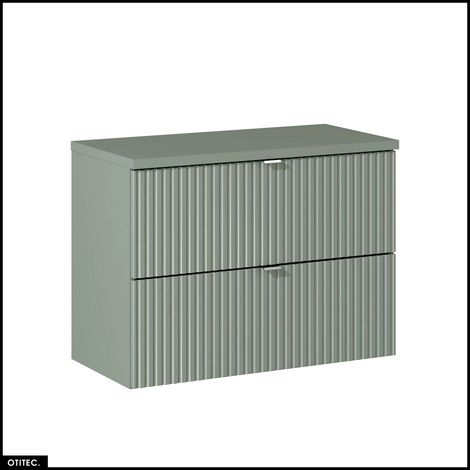 Meuble sous vasque - 80 cm - avec Plan - ROSEAU (1/5)
