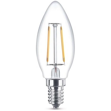 LAMPADINA LED FILO OLIVA E14 6W 2700K 806LM