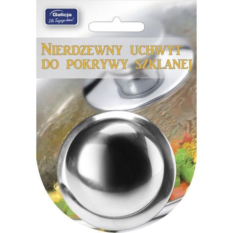 Pomello della maniglia in acciaio inox per coperchio in vetro resistente al calore, universale (1/2)