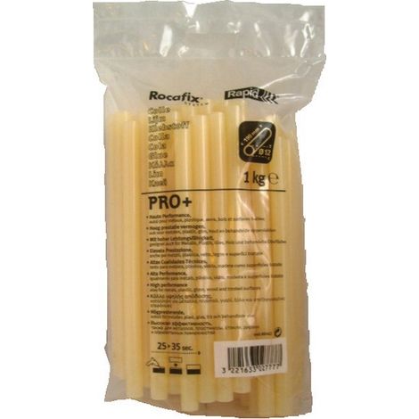 Bâton de colle PRO+ transparent 12mm 1kg RAPID 40302777 (1/3)