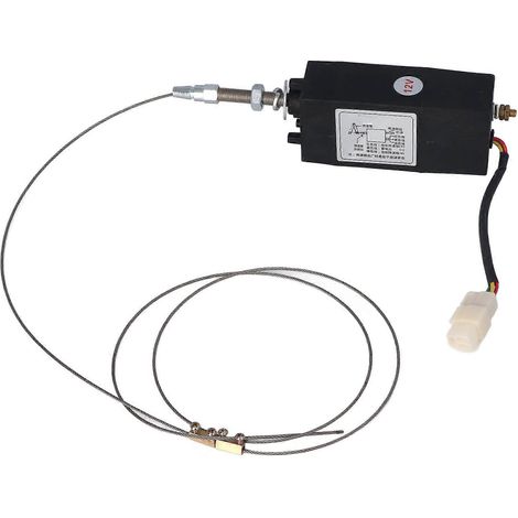 Électrovanne d'arrêt pour moteur diesel, groupe électrogène, interrupteur d'accélérateur électrique, variateur de vitesse DC12V