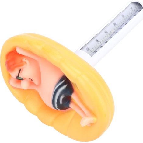 Thermomètre flottant mignon pour piscines extérieures, intérieures et spas (1/5)