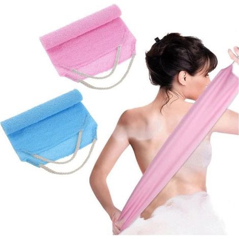 Gants de toilette - Non spécifié - Lot de 2 - Nylon - Exfoliants - Extensibles (1/4)