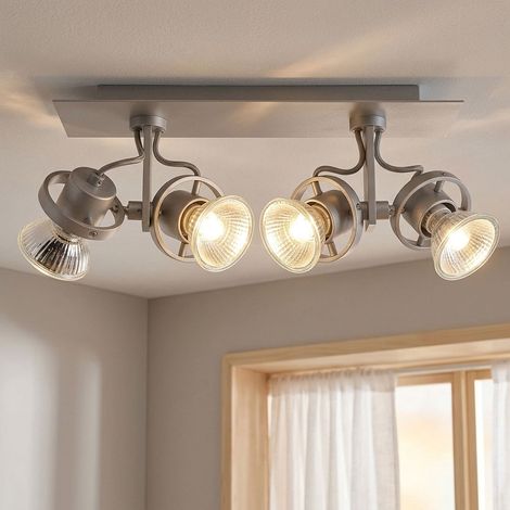 Decken Leuchte Wohn Schlaf Zimmer Beleuchtung Spot Strahler Lampe verstellbar Brilliant G29931/14 (1/5)