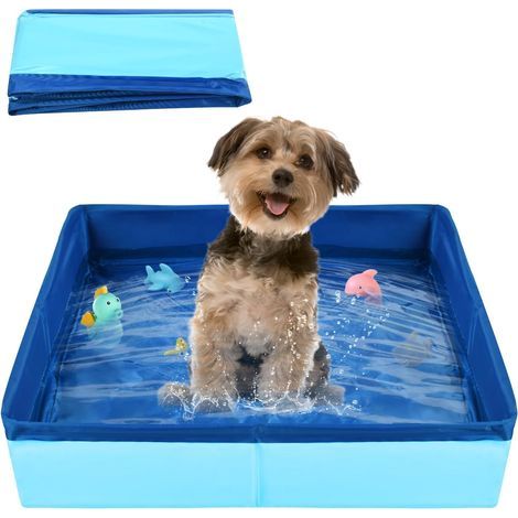 Foldable Pool, Eco-Friendly PVC, Non-Slip Bottom, For Cats and Dogs, Bathing and Water Games (1/5)