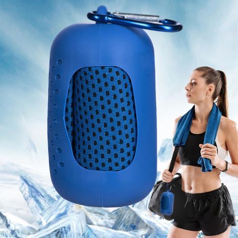 Serviette à séchage rapide ultra absorbante en microfibres Serviette de voyage compacte à séchage rapide pour camping, gym, plage, natation, yoga,30X80cm (1/5)