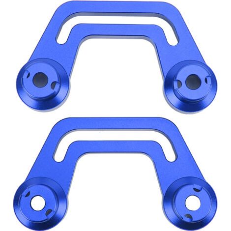 BUNTHAUS Paire de supports de montage de lumière de pare-brise de pilier A pour Jeep Wrangler JL JLU 2018-2022 Bleu (1/5)