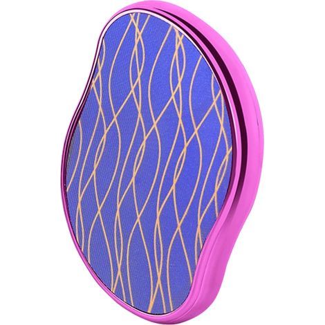 Crystal Physical Hair Remover for Men and Women, Painless, Reusable, Safe, Portable, for Body Hair Removal 04195-AquaForge