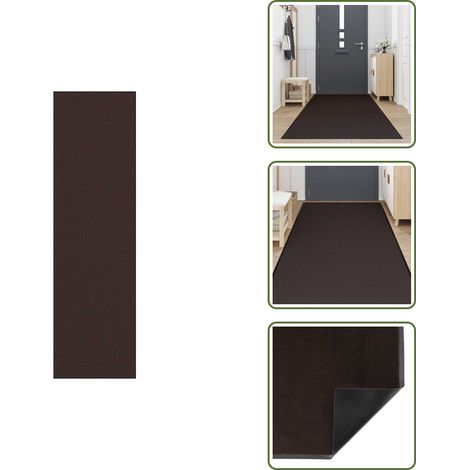Paillasson marron 115x400 cm - Paillasson - Paillasson De Porte - Paillasson De Bienvenue - Paillasson De Porte Extérieur (1/5)