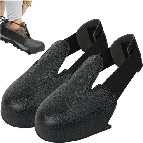Couvre-chaussures de sécurité universels en cuir PU, protection contre l'écrasement pour l'industrie du travail (1/4)