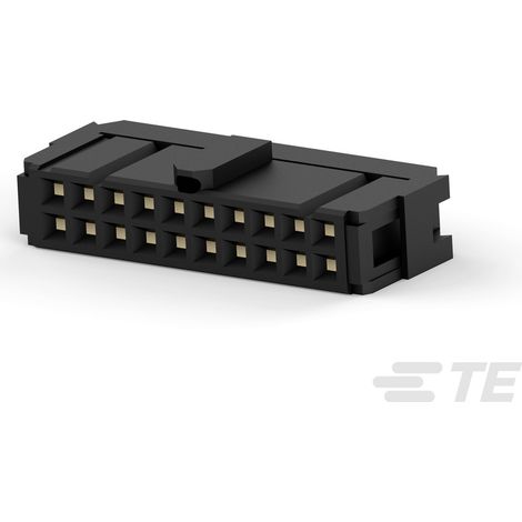 TE Connectivity 1658621-4 Buchsenleiste  Rastermaß: 2.54 mm Polzahl Gesamt: 20 Anzahl Reihen: 2 1 St