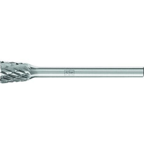 PFERD TOOLS Hartmetall Winkelfrässtift stirnverzahnt WKNS Ø 06x07mm Schaft-Ø 3mm Z3P universal mittel kreuzverzahnt