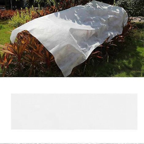Bâche de protection non tissée pour plantes - Isolation hivernale et protection contre le froid, 3 x 15 m, blanche (1/2)