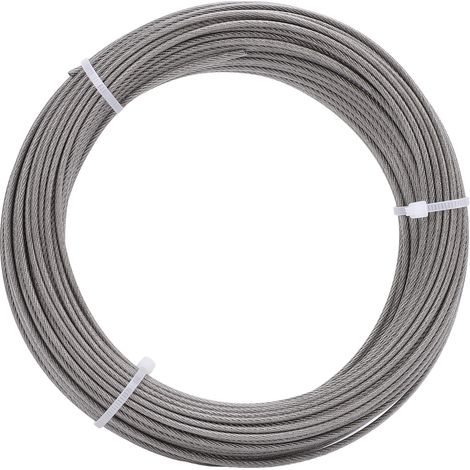 Kit de tendeurs pour câble métallique 100ft, câble en acier inoxydable 2mm, ensemble de ridoirs et câbles (1/5)