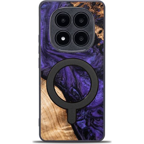 Custodia Bewood Unique per Xiaomi Redmi Note 14 Pro 5G - Viola con MagSafe (1/4)