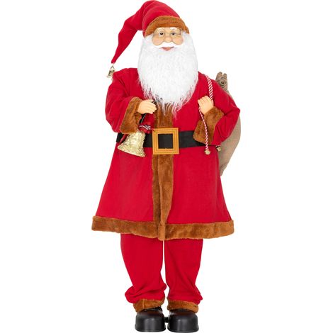 HOMCOM Musical Animated Santa Claus with Music, Dancing, Bell and Sack (1/5)