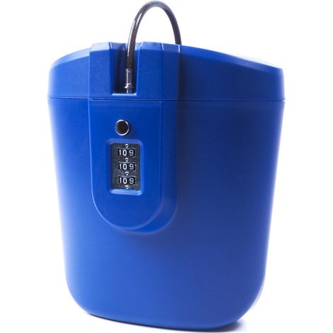 Aga Cassetta di sicurezza portatile Blu