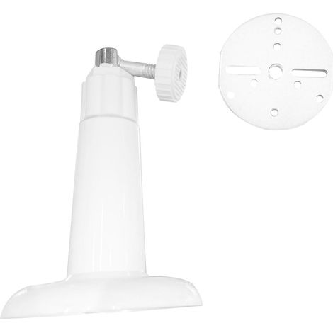 Support Mural Anti-vol pour Caméra de Vidéosurveillance Abs Angle Réglable, Lot de 2 Pièces pour Fixation Sécurisée Intérieure et Extérieure (1/5)