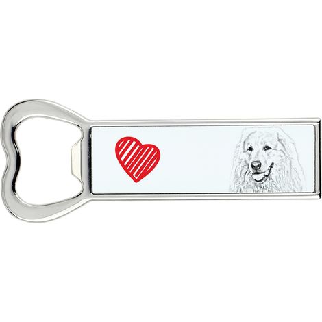 Grande Pireneo - un apribottiglie con un cane, un apri-frigo personalizzato, un regalo unico per uomo di Art-Dog (1/5)