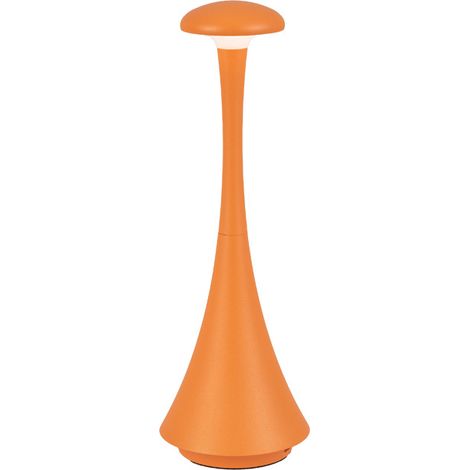 Lampe de bureau LED sans fil, lampe de bureau LED dimmable, orange (1/4)