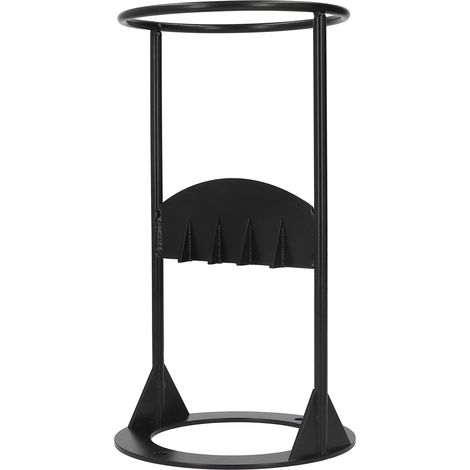 Fendeuse de bûches manuelle Black Mini Quick, grande taille, robuste et sûre, idéale pour le camping. (1/5)