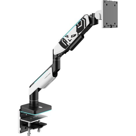 Support écran LED RGB 49", blanc-noir: Diablo X-Arm