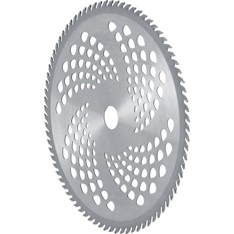 Lame de scie de rechange en acier allié 80 dents, diamètre 255 mm, avec trous, accessoires pour débroussailleuse (1/5)