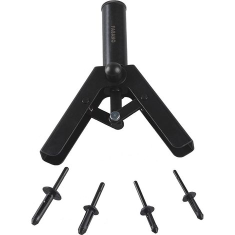 RIVETTATRICE MANUALE PER RIVETTI PLASTICA + 40 RIVETTI