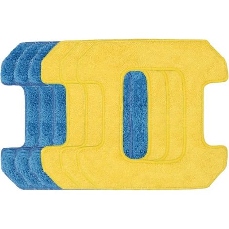 6Pcs Dry Mop for Hobot 268 Window Clean Mop Cloth Weeper Glass Microfiber Window Cleaner Part
